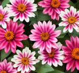 Zinnia Çiçeği Tohumu ( Mini Çiçekli, Kirli Hanım ) Cherry Renkli - 5 Tohum